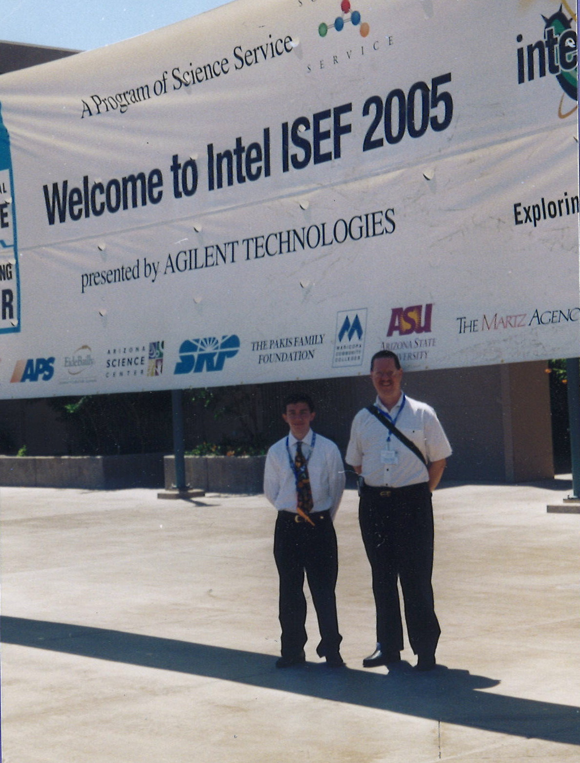 Colin Applegate with Jeff Elkner